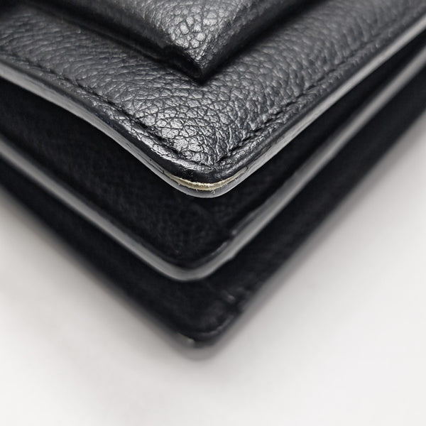 SUNSET Medium Calfskin Black