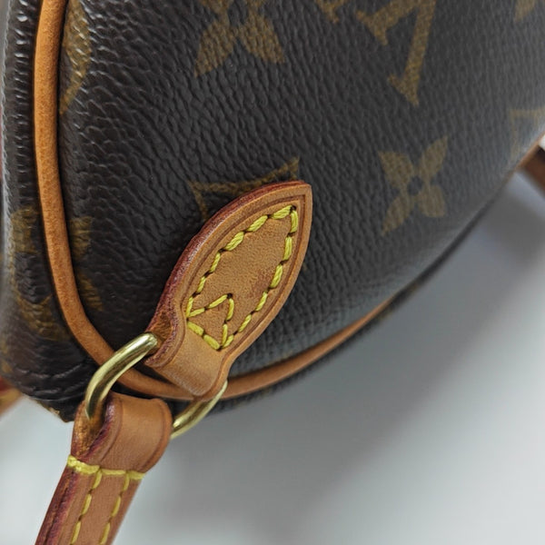 SPEEDY Nano Monogram Coated Canvas Brown