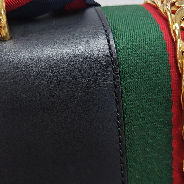 Sylvie Small Calfskin Black