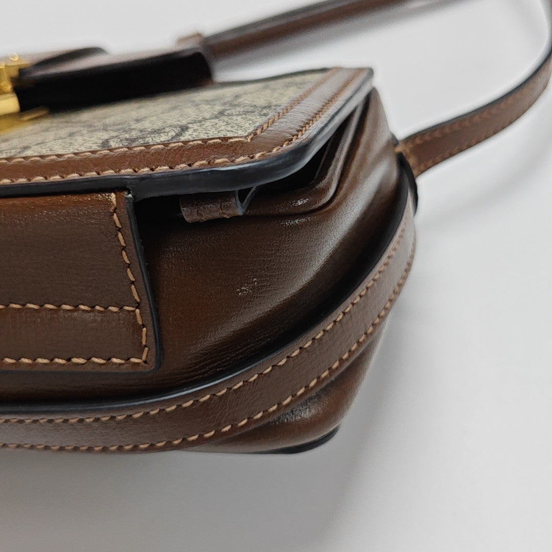 Monogram Coated Canvas Shoulder Bag Mini Multicolor