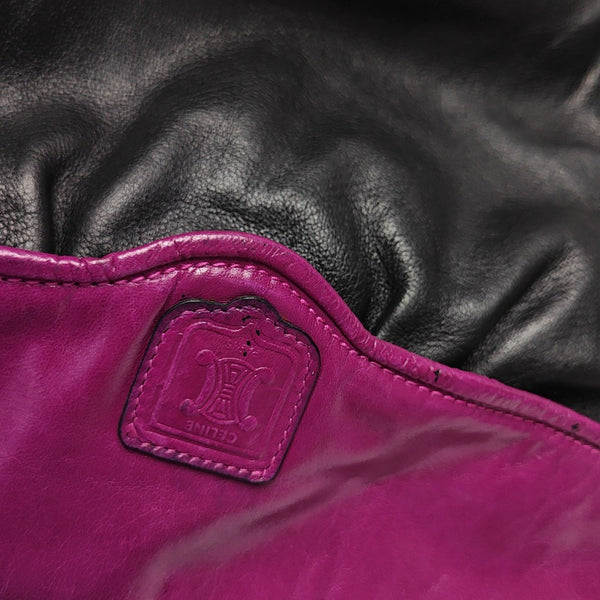 Calfskin Top Handle Bag Black
