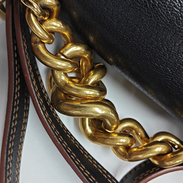 Dahlia Calfskin Black