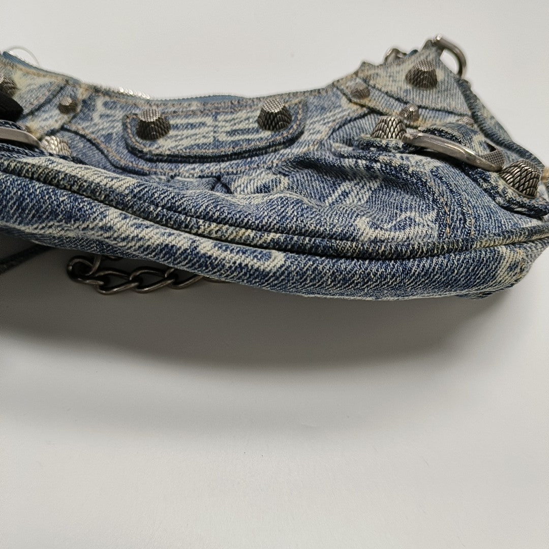 Le Cagole Mini Denim Blue