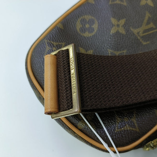 GANGE Monogram Coated Canvas Brown