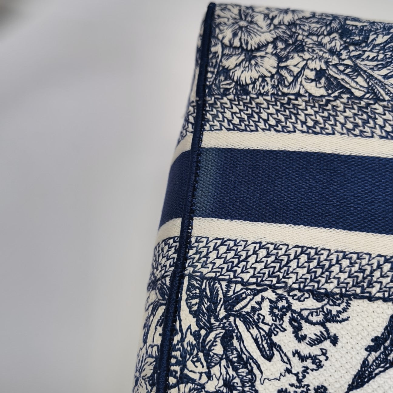 Lady D-Lite Medium Canvas Blue