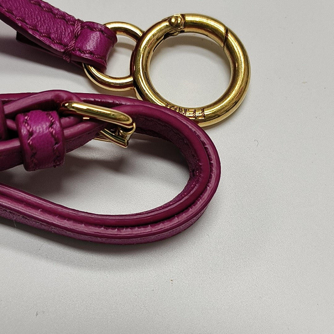 Peekaboo Mini Lambskin Red