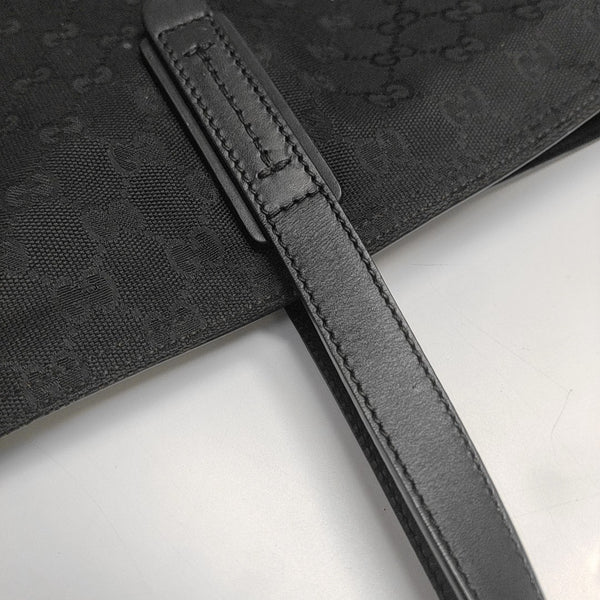 Monogram Canvas Tote Bag Black