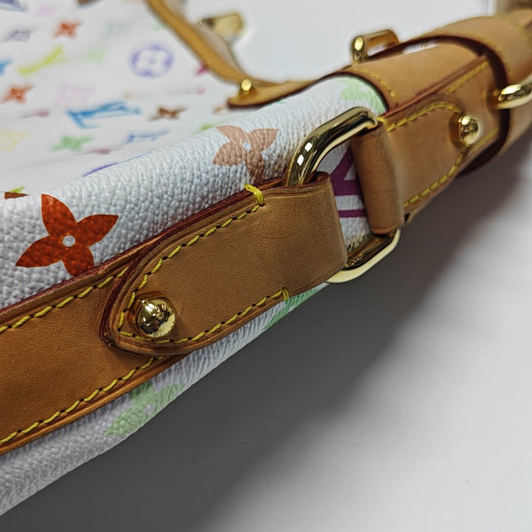 LV × TM GRETA Monogram Coated Canvas White