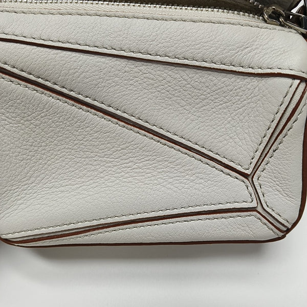 Puzzle Calfskin White