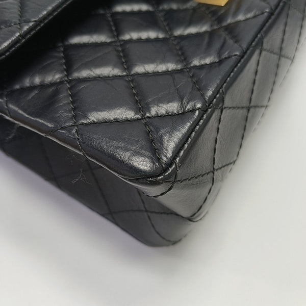 2.55 225 (small) Quilted Calfskin Black