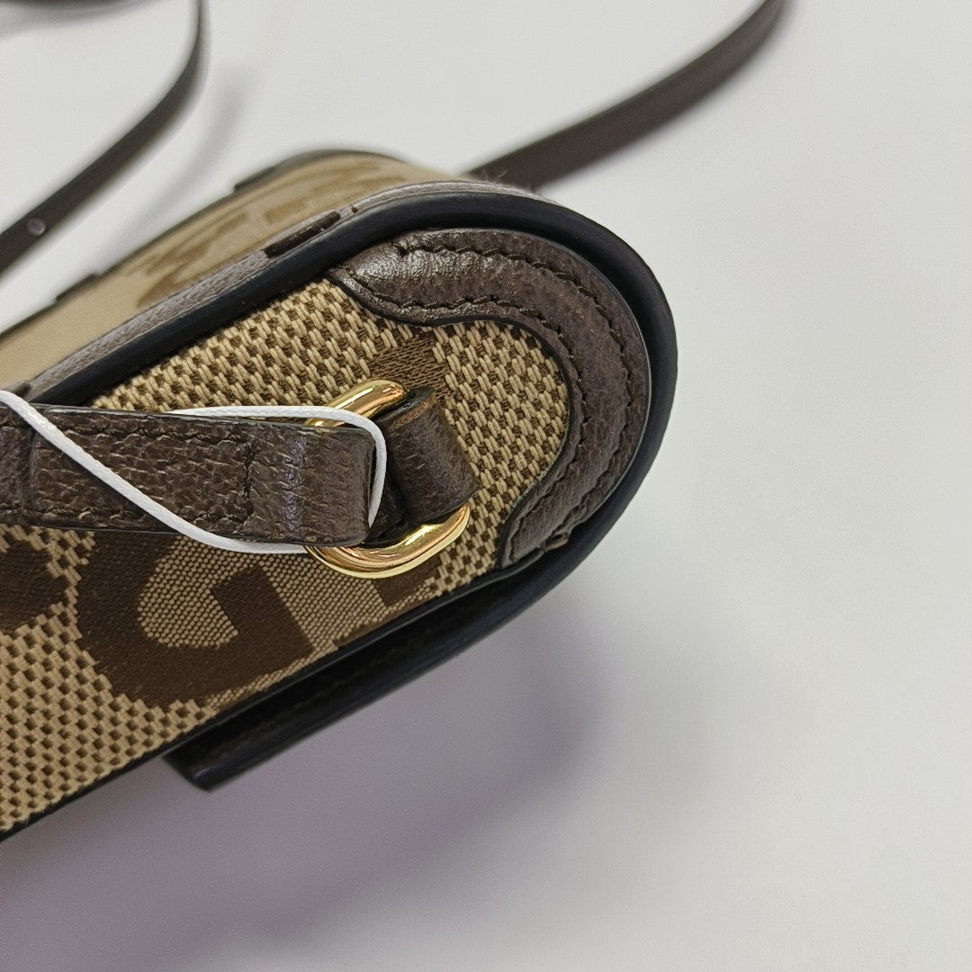 Horsebit 1955 Mini Monogram Canvas Beige
