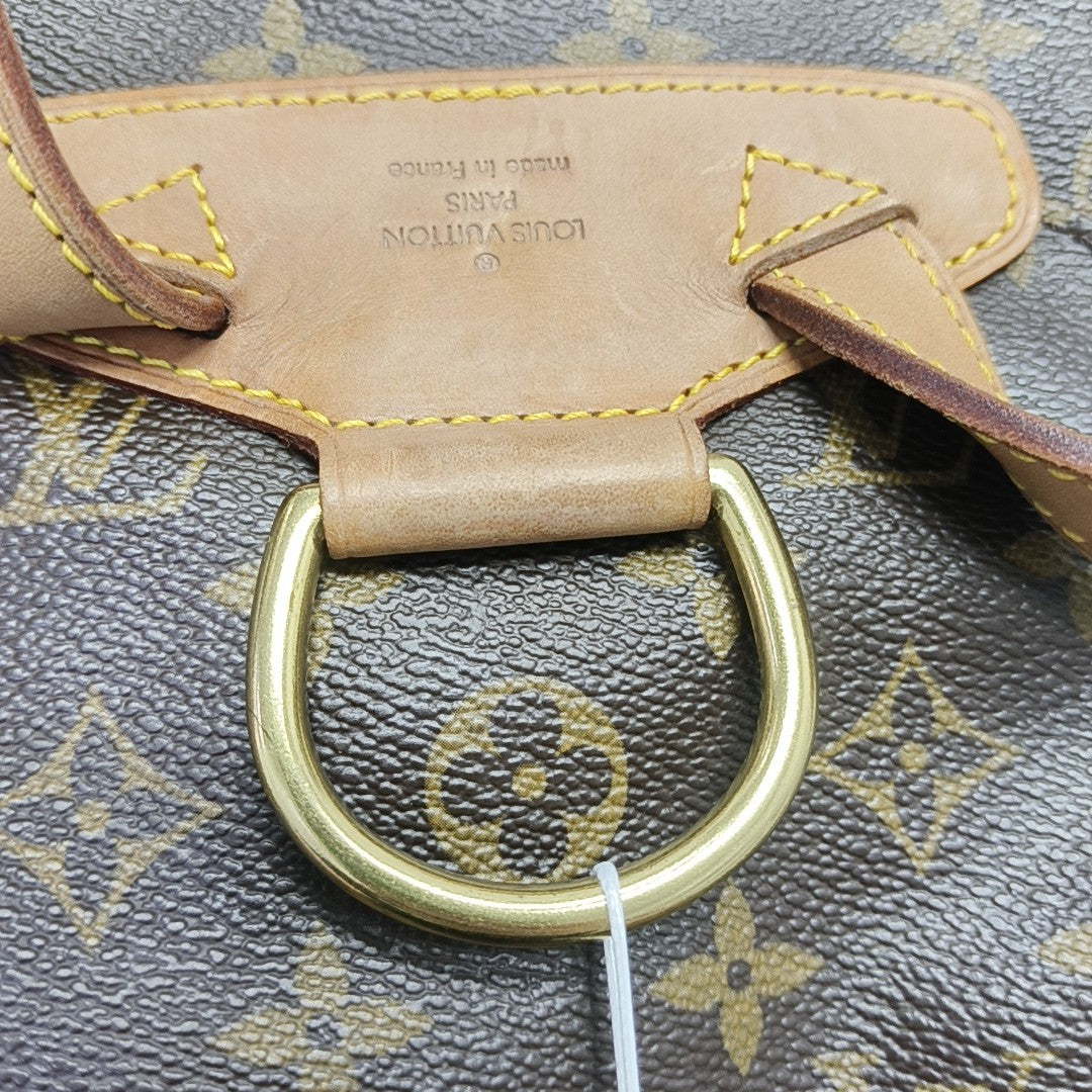 MONTSOURIS MM Monogram Coated Canvas Brown
