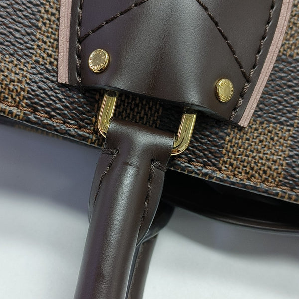 NORMANDY Damier Ebene Coated Canvas Brown
