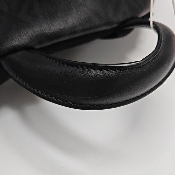 Rider Oblique Coated Canvas Black