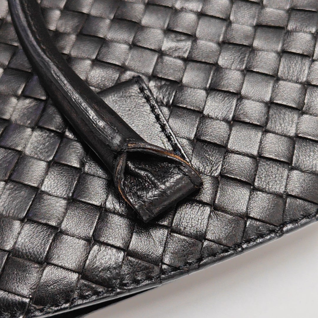 Calfskin Shoulder Bag Black