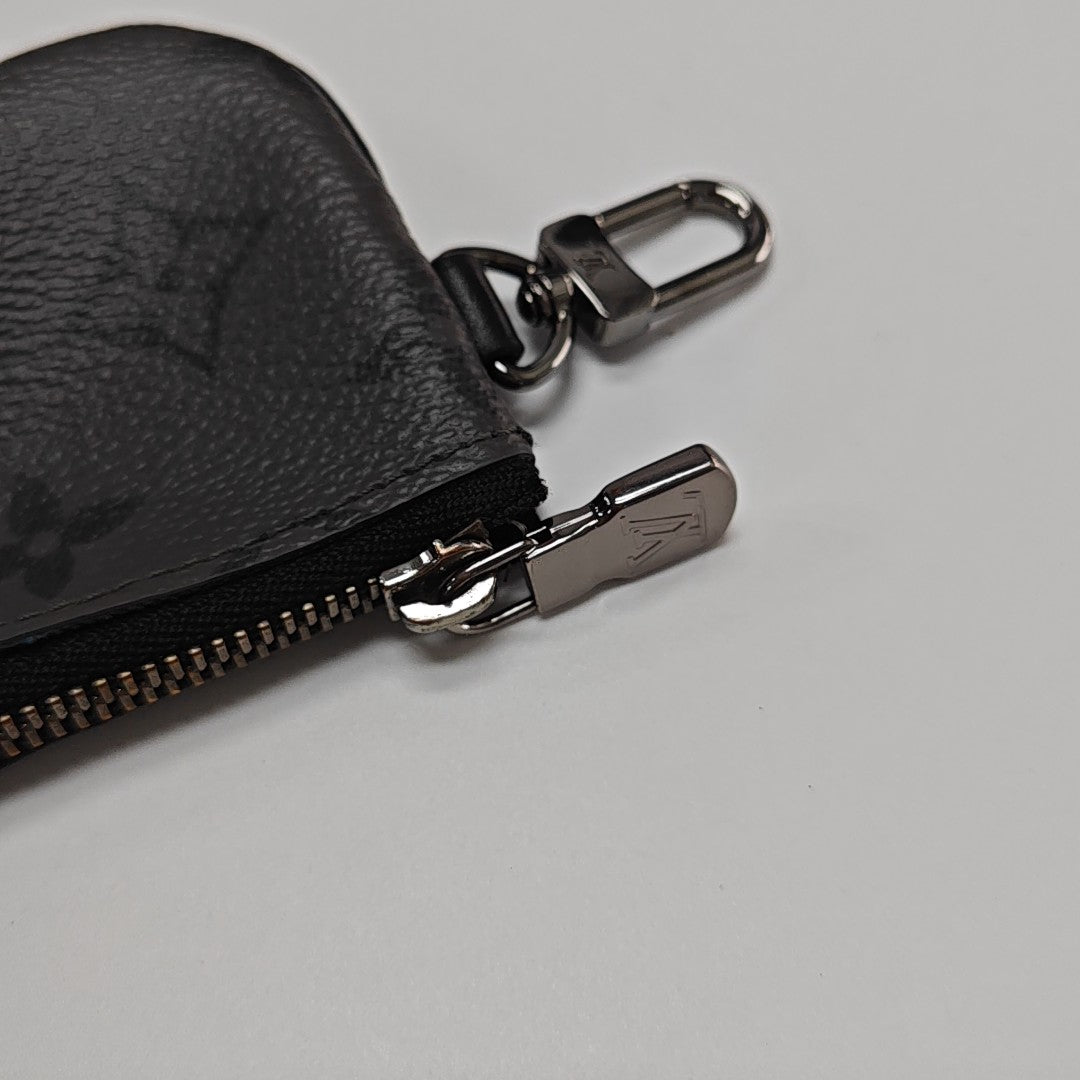 TRIO Monogram Coated Canvas Gray