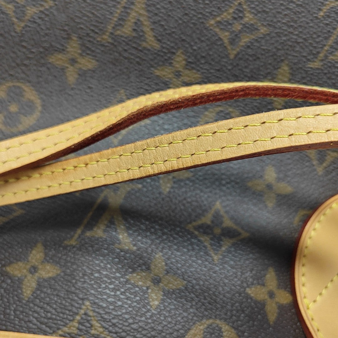 NEVERFULL GM Monogram Coated Canvas Brown