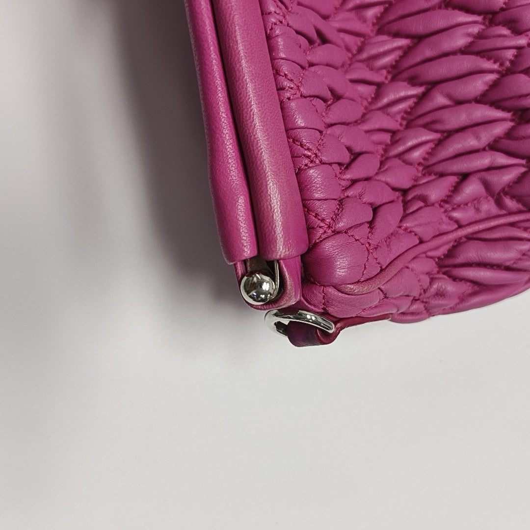 Matelassé Quilted Lambskin Pink