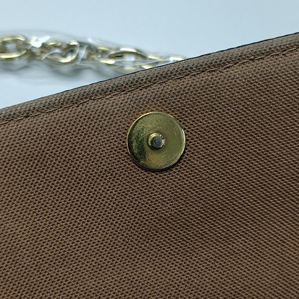 IVY Monogram Coated Canvas Brown