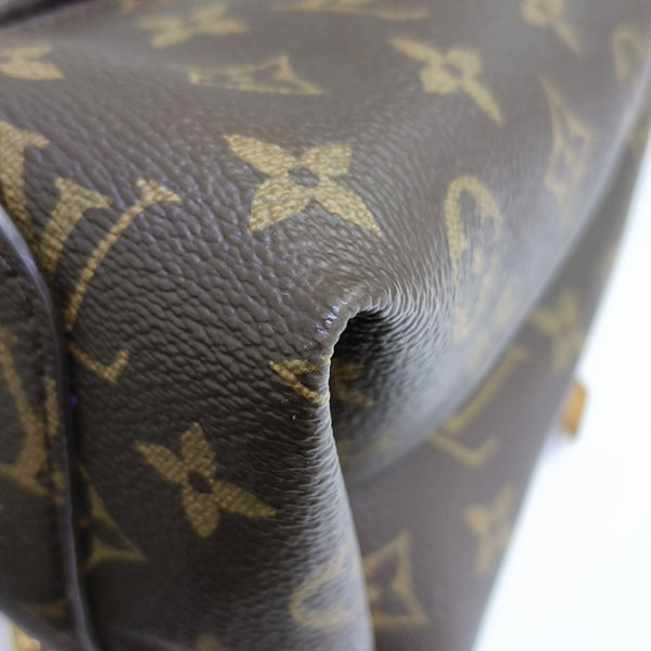 OLYMPE Monogram Coated Canvas Brown