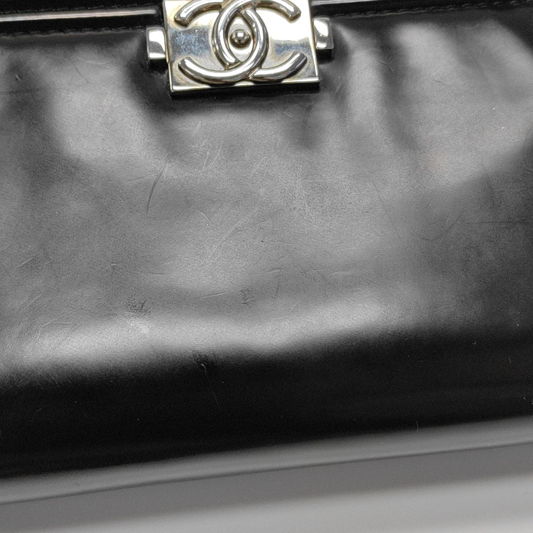 BOY CHANEL WOC Patent Leather Black