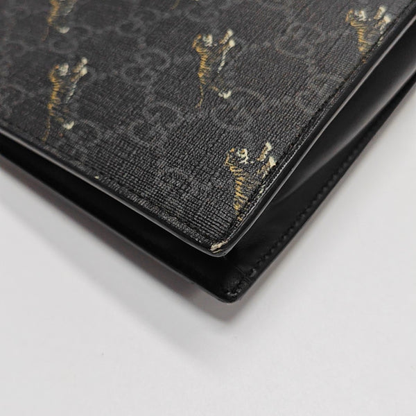GG Supreme Monogram Coated Canvas Black