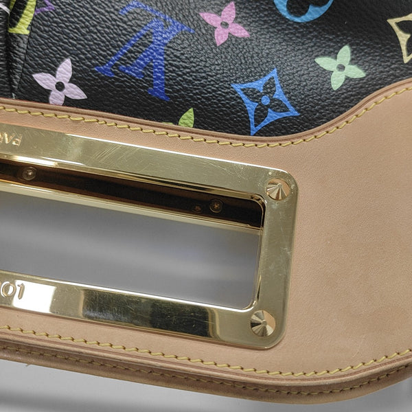 LV × TM JUDY Monogram Coated Canvas Black