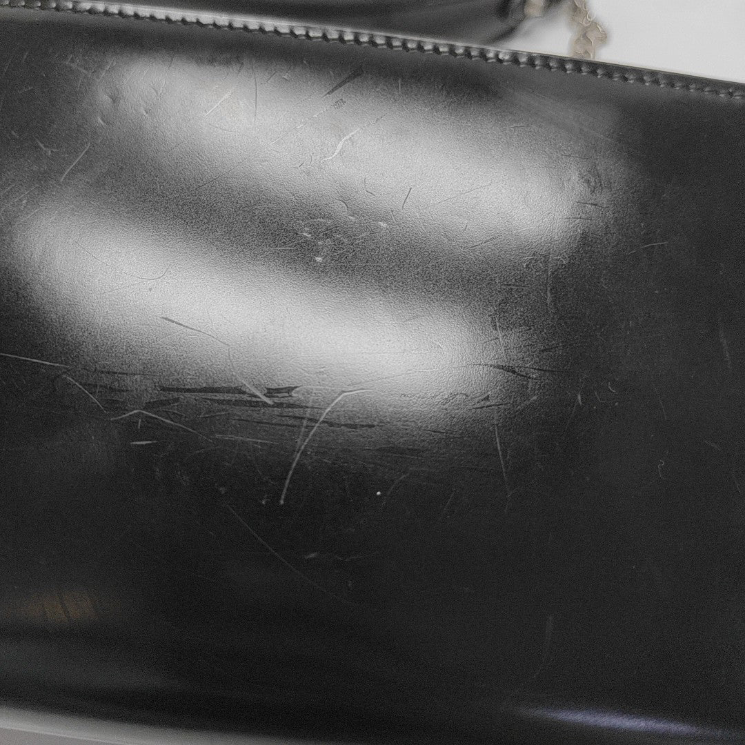 Calfskin Shoulder Bag Black