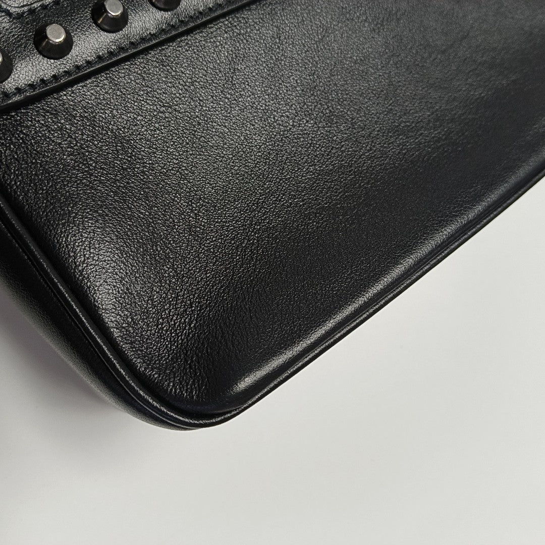 Calfskin Crossbody Bag Black