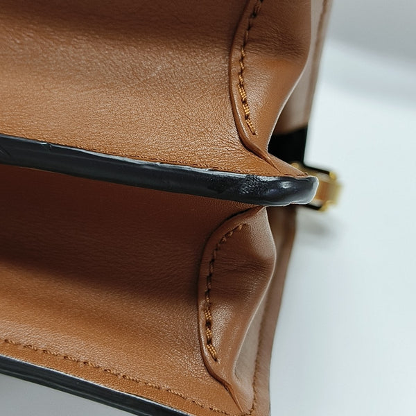 DAUPHINE MM Monogram Coated Canvas Brown