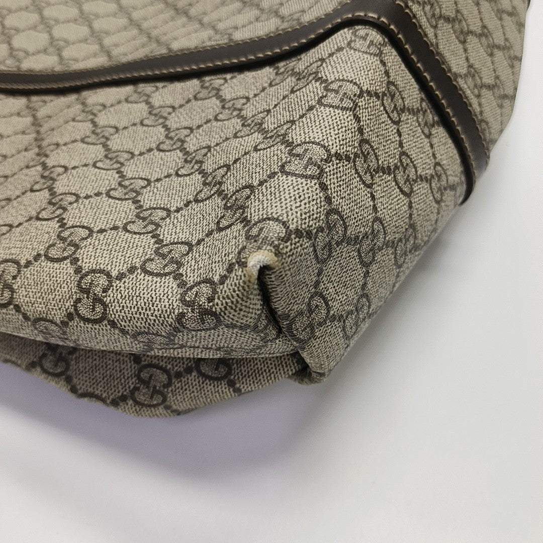 Monogram Coated Canvas Tote Bag Beige