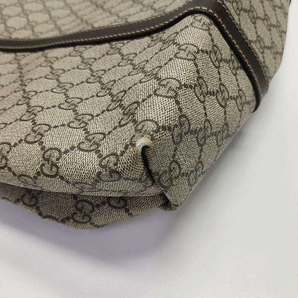 Monogram Coated Canvas Tote Bag Beige