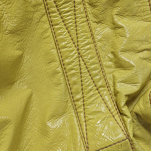 Calfskin Tote Bag Large Yellow