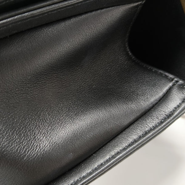 BOY CHANEL Medium Quilted Calfskin Black