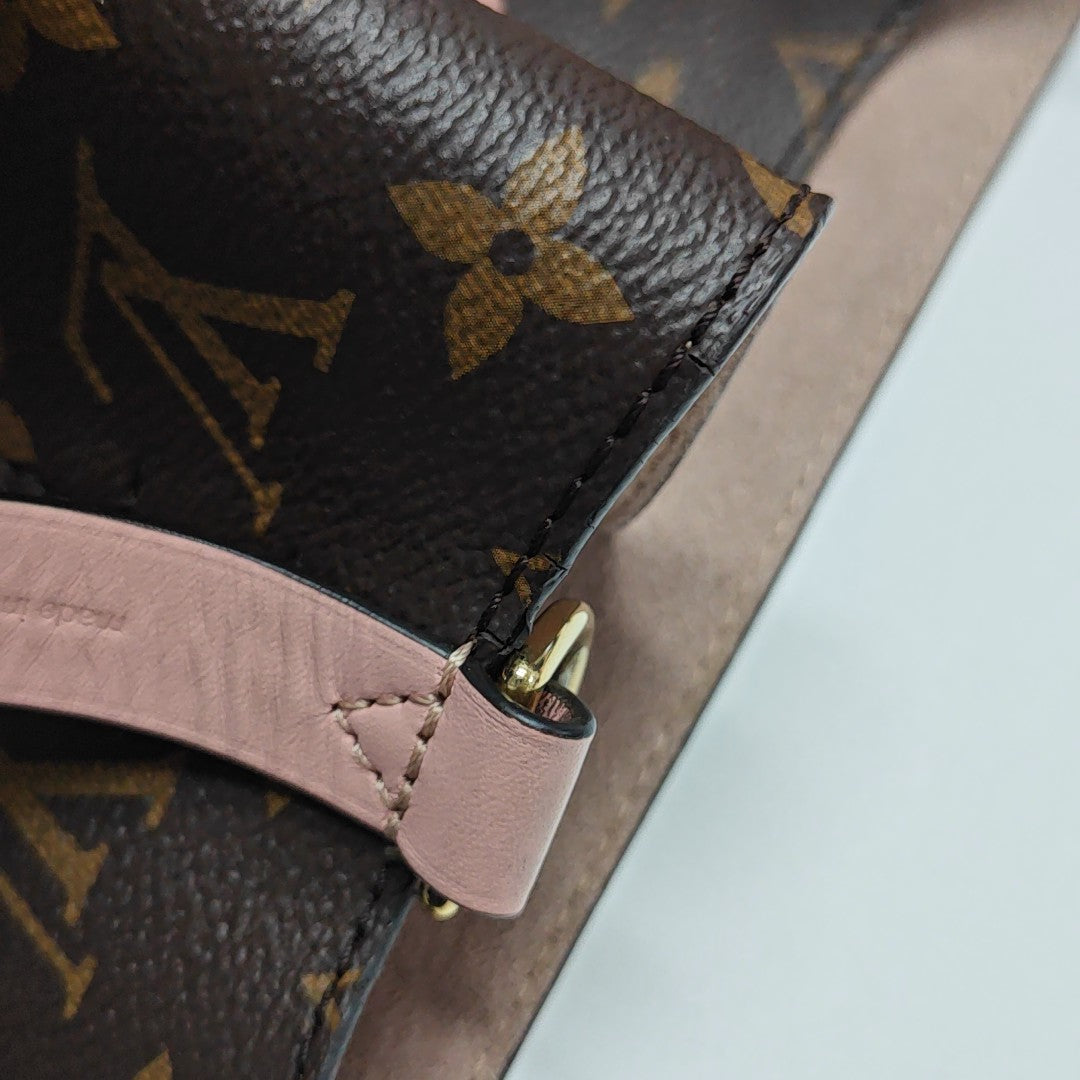 NÉONOÉ MM Monogram Coated Canvas Brown