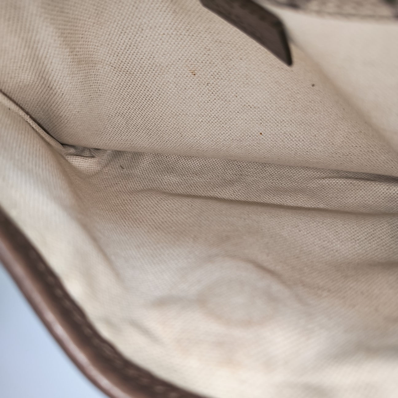 Neo Vintage Monogram Coated Canvas Beige