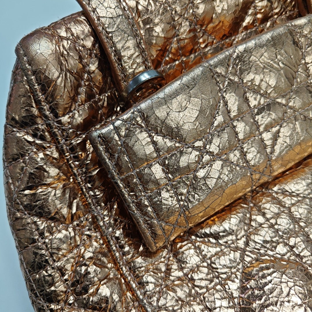 Stardust Small Cannage Calfskin Rose Gold