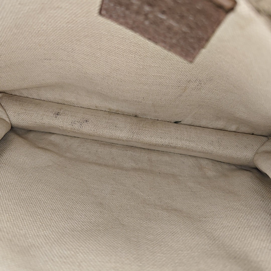 Neo Vintage Large Monogram Coated Canvas Brown