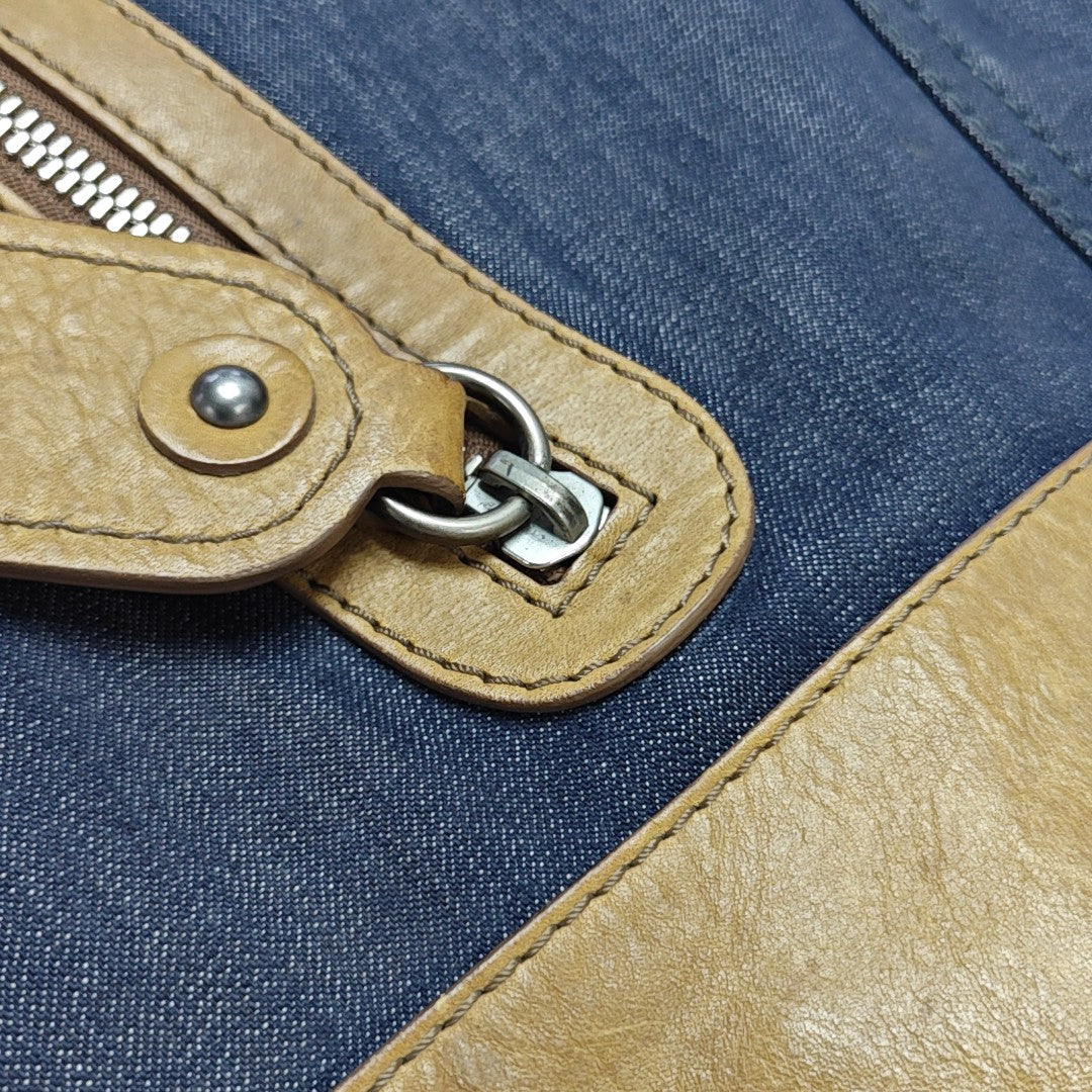 Canvas Top Handle Bag Multicolor
