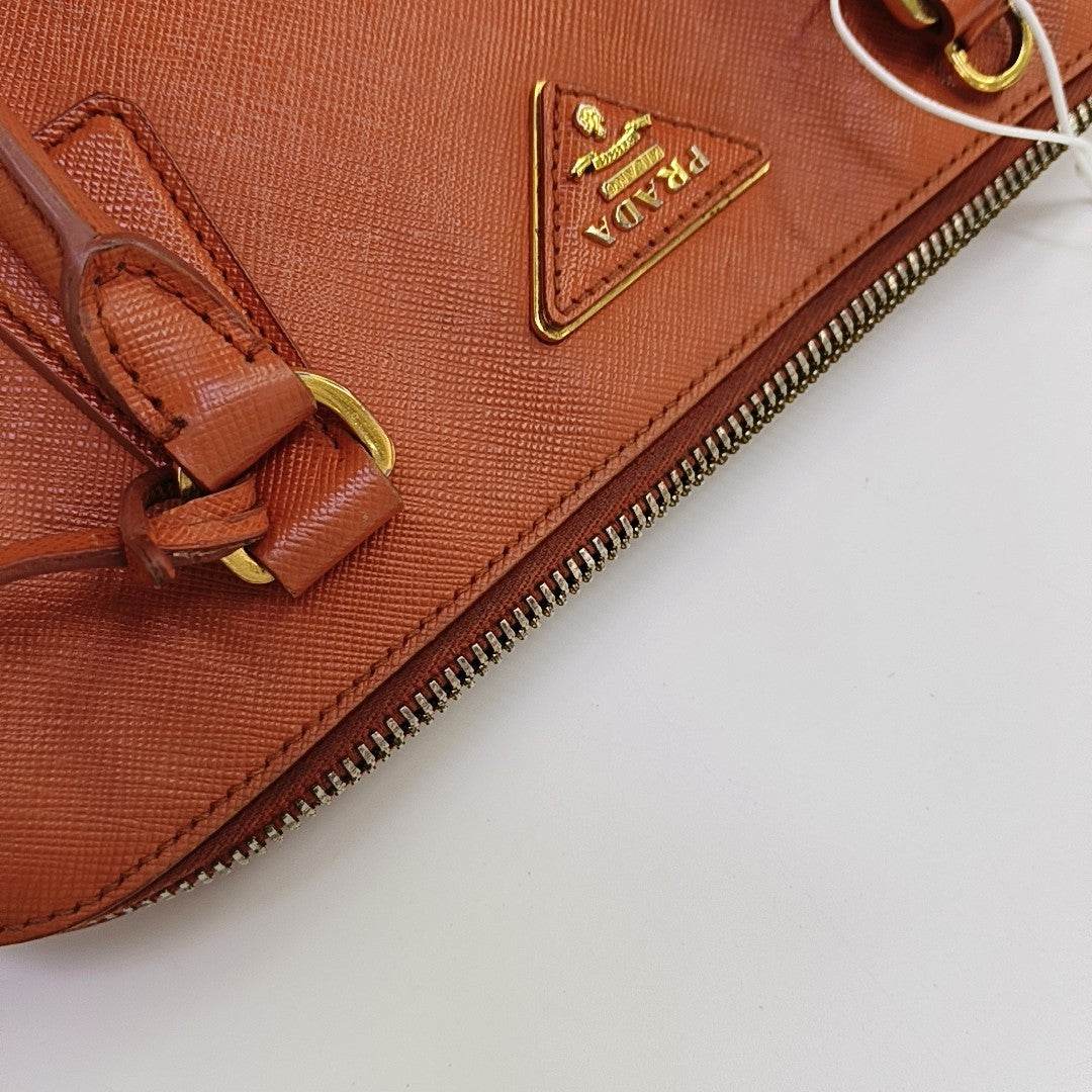 Promenade Saffiano Calfskin Orange
