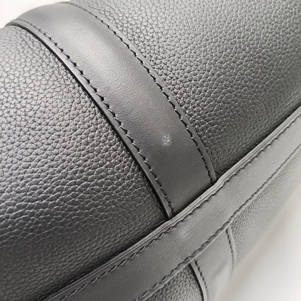 KEEPALL 55 Calfskin Black
