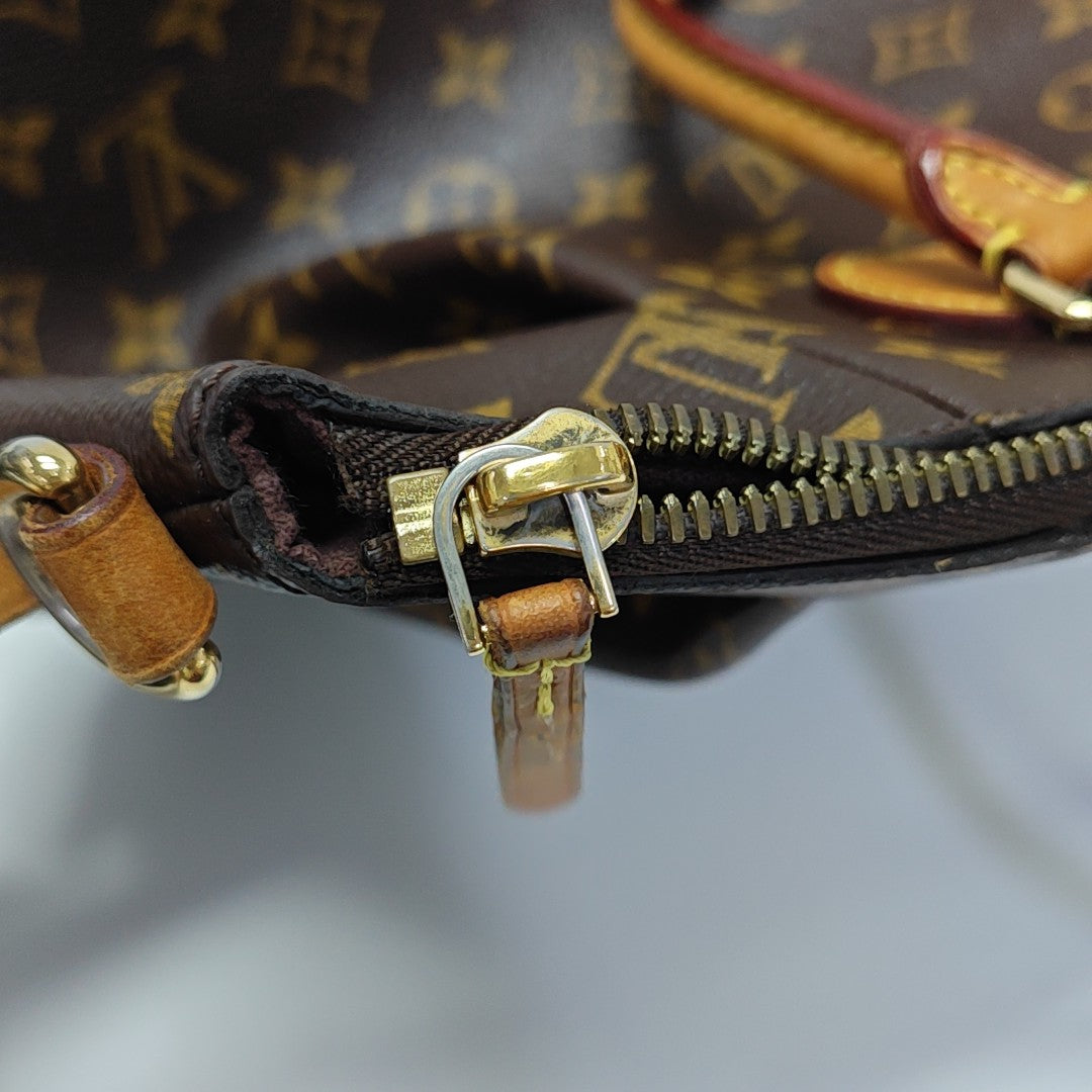 BOETIE PM Monogram Coated Canvas Brown