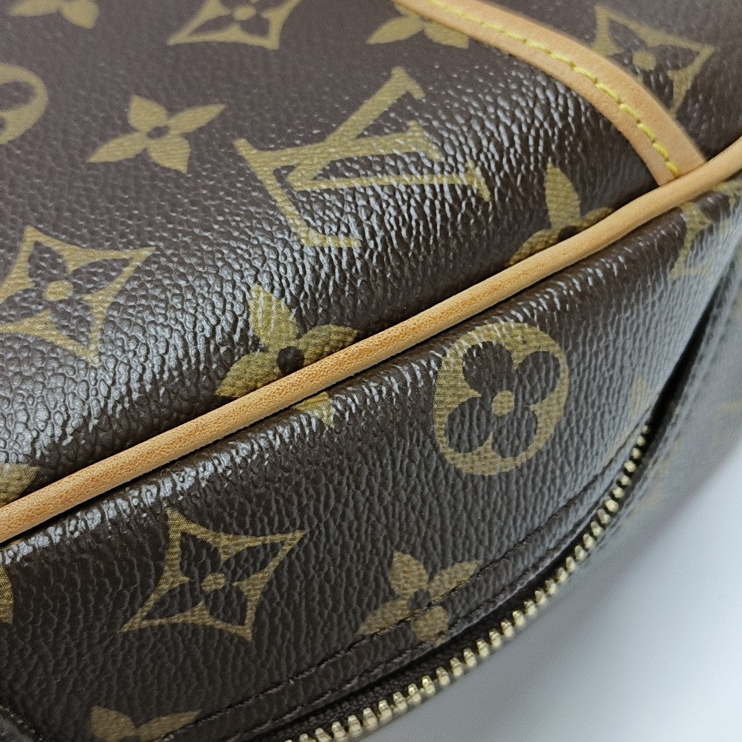 DEAUVILLE Monogram Coated Canvas Brown