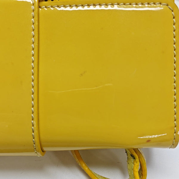 Leather Shoulder Bag Yellow