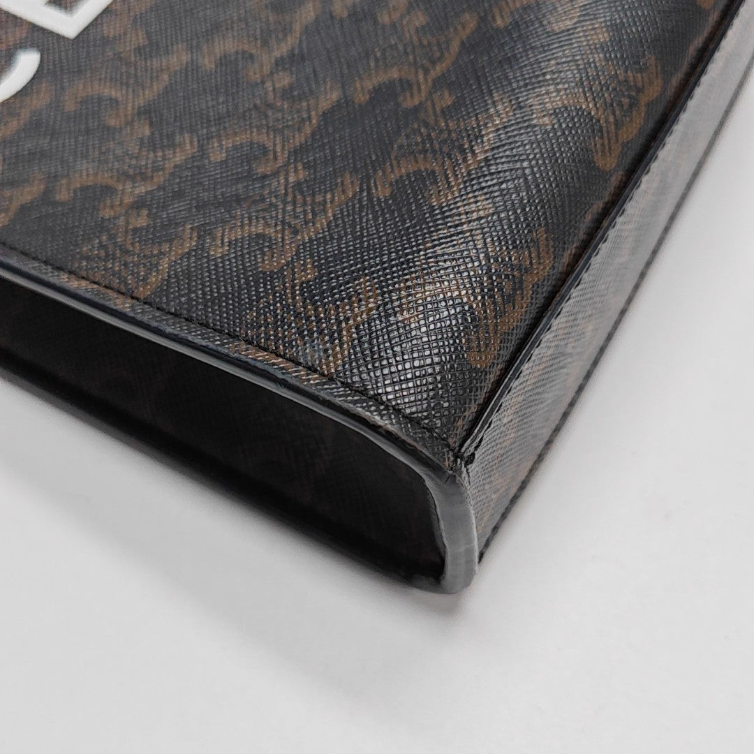 CABAS CELINE Mini Coated Canvas Brown