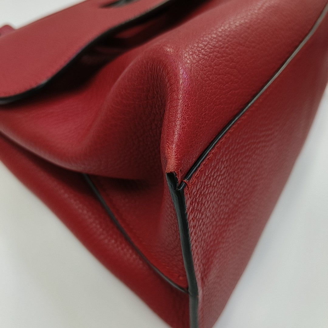 Daily Calfskin Red