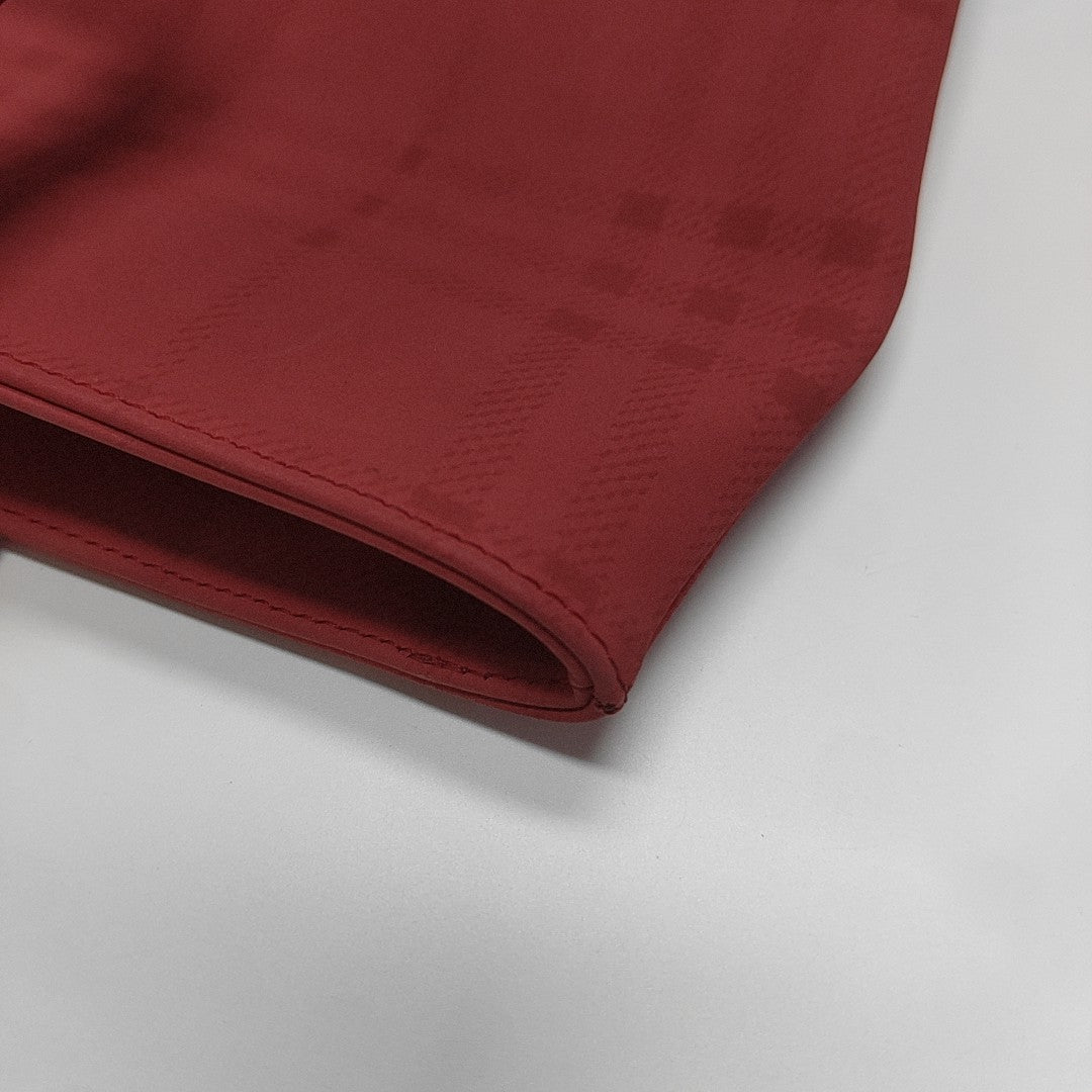 Special Material Top Handle Bag Red