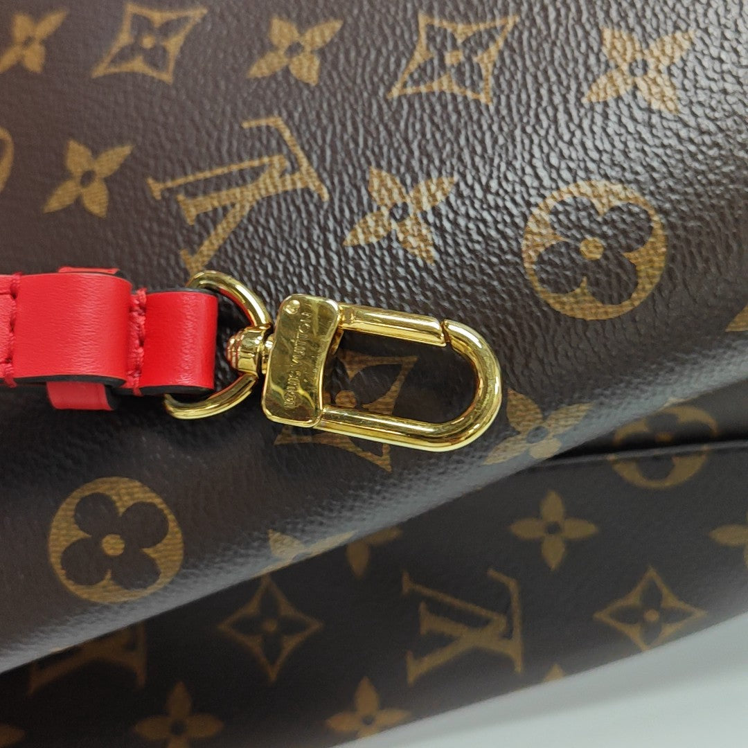 NÉONOÉ MM Monogram Coated Canvas Brown