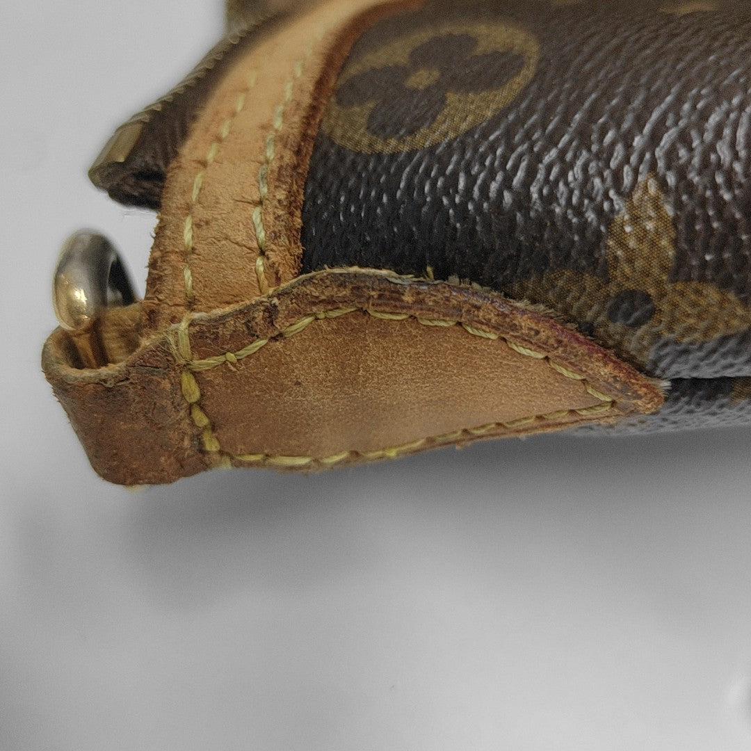 PALERMO PM Monogram Coated Canvas Brown