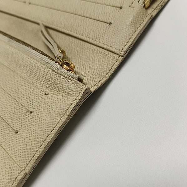 INSOLITE Damier Azur Coated Canvas White Wallet